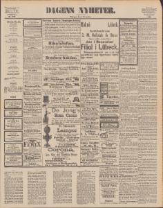 Dagens Nyheter Tisdagen den 4 November 1890