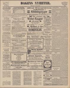 Dagens Nyheter Måndagen den 8 December 1890