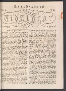 Norrköpings Tidningar 1831-01-12