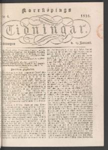 Norrköpings Tidningar 1831-01-15