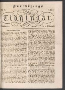 Norrköpings Tidningar Februari 1831