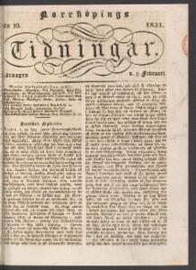 Norrköpings Tidningar 1831-02-05