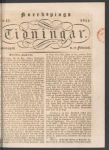 Norrköpings Tidningar 1831-02-16