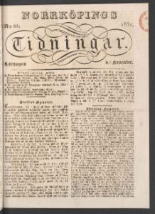 Norrköpings Tidningar 1831-11-05