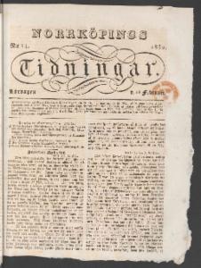 Sida 1 Norrköpings Tidningar 1832-02-18