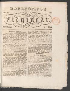 Norrköpings Tidningar Onsdagen den 16 Maj 1832