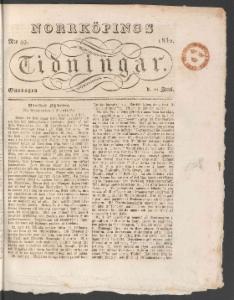 Norrköpings Tidningar Onsdagen den 20 Juni 1832