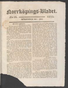 Sida 5 Norrköpings Tidningar 1832-07-07