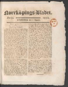 Sida 5 Norrköpings Tidningar 1832-08-18