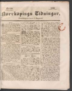 Norrköpings Tidningar 1840-08-12