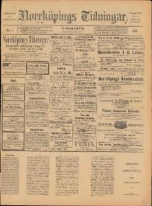 Norrköpings Tidningar Januari 1890
