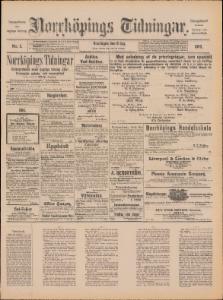 Norrköpings Tidningar Onsdagen den 8 Januari 1890
