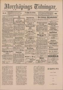 Norrköpings Tidningar Fredagen den 24 Januari 1890