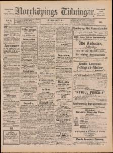 Norrköpings Tidningar Lördagen den 25 Januari 1890