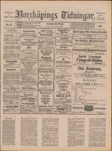 Norrköpings Tidningar Onsdagen den 29 Januari 1890