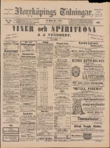 Norrköpings Tidningar Lördagen den 1 Februari 1890