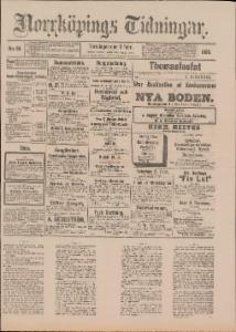 Norrköpings Tidningar Torsdagen den 13 Februari 1890