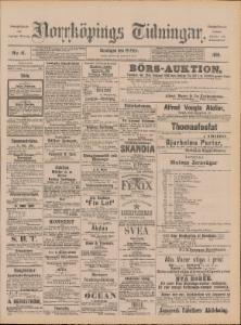 Norrköpings Tidningar Onsdagen den 19 Februari 1890