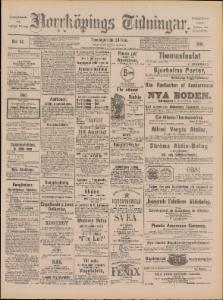 Norrköpings Tidningar Torsdagen den 20 Februari 1890