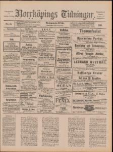 Norrköpings Tidningar Måndagen den 24 Februari 1890