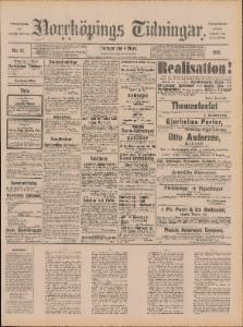 Norrköpings Tidningar Tisdagen den 4 Mars 1890