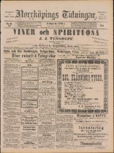 Sida 1 Norrköpings Tidningar 1890-03-22