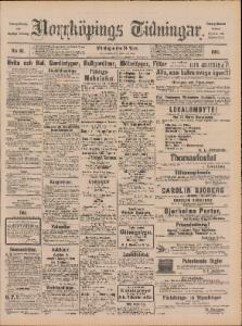 Norrköpings Tidningar Måndagen den 24 Mars 1890