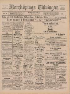 Sida 1 Norrköpings Tidningar 1890-03-26