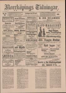 Sida 5 Norrköpings Tidningar 1890-04-26