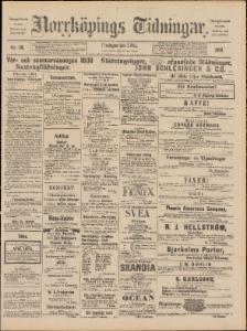 Norrköpings Tidningar Fredagen den 2 Maj 1890