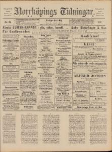 Norrköpings Tidningar Tisdagen den 6 Maj 1890