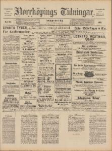 Norrköpings Tidningar Torsdagen den 8 Maj 1890