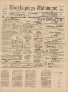 Norrköpings Tidningar Fredagen den 9 Maj 1890