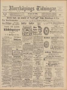 Norrköpings Tidningar Lördagen den 10 Maj 1890