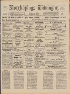 Norrköpings Tidningar Tisdagen den 13 Maj 1890