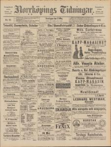 Norrköpings Tidningar Onsdagen den 21 Maj 1890