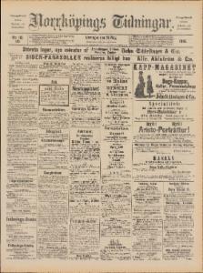 Norrköpings Tidningar Lördagen den 24 Maj 1890