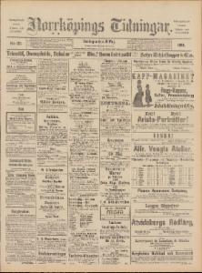 Norrköpings Tidningar Onsdagen den 28 Maj 1890