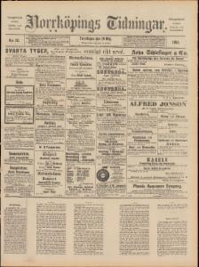 Norrköpings Tidningar Torsdagen den 29 Maj 1890