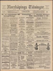 Norrköpings Tidningar Fredagen den 30 Maj 1890