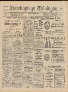 Norrköpings Tidningar Lördagen den 31 Maj 1890
