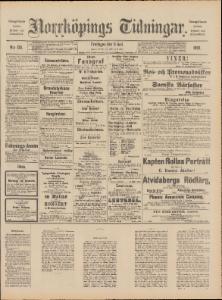 Norrköpings Tidningar Fredagen den 6 Juni 1890