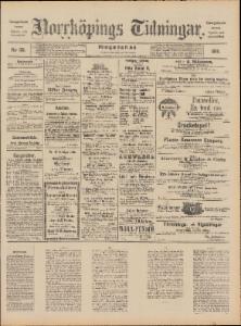 Norrköpings Tidningar Måndagen den 16 Juni 1890