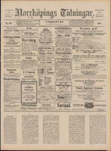 Norrköpings Tidningar Torsdagen den 26 Juni 1890