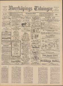 Norrköpings Tidningar Måndagen den 30 Juni 1890