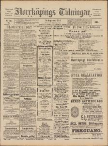Norrköpings Tidningar Lördagen den 12 Juli 1890