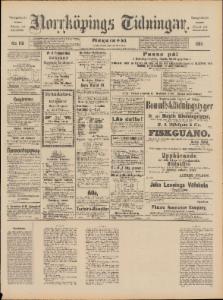 Norrköpings Tidningar Måndagen den 14 Juli 1890