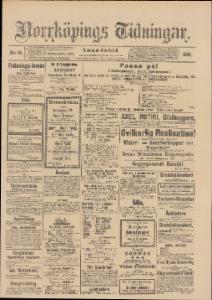Norrköpings Tidningar Onsdagen den 16 Juli 1890