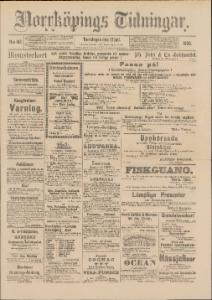 Norrköpings Tidningar Torsdagen den 17 Juli 1890