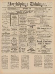 Norrköpings Tidningar Måndagen den 21 Juli 1890